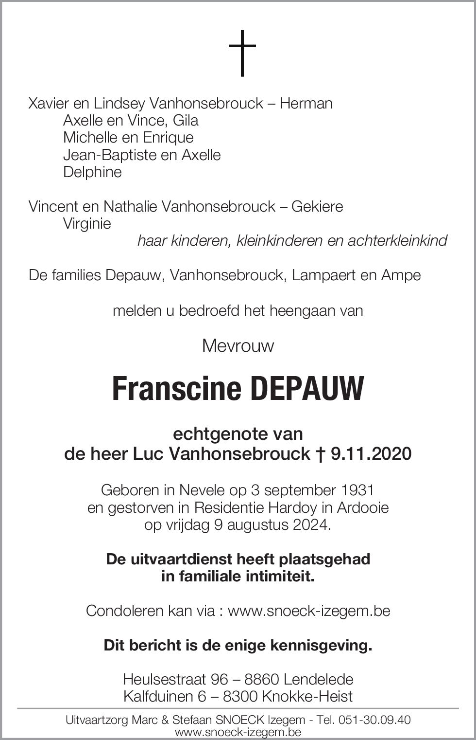 Franscine Depauw