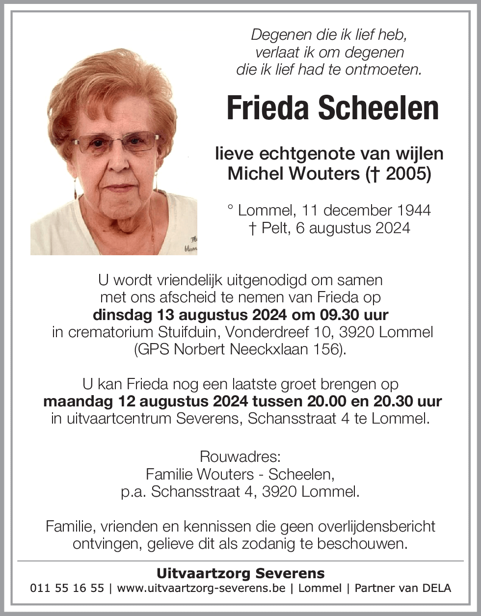 Frieda Scheelen