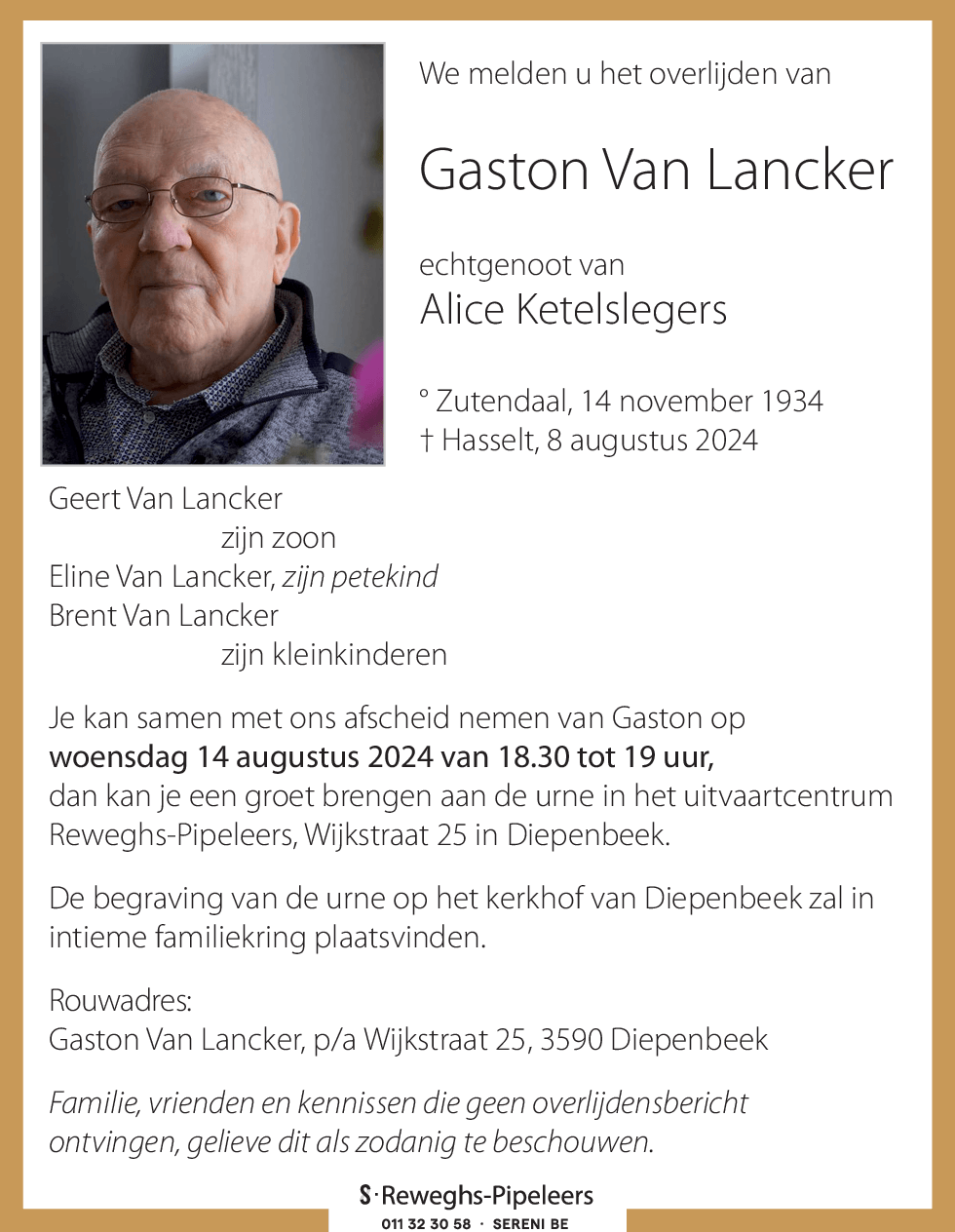 Gaston Van Lancker