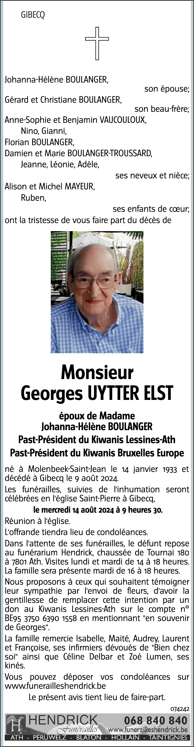 GEORGES UYTTER ELST