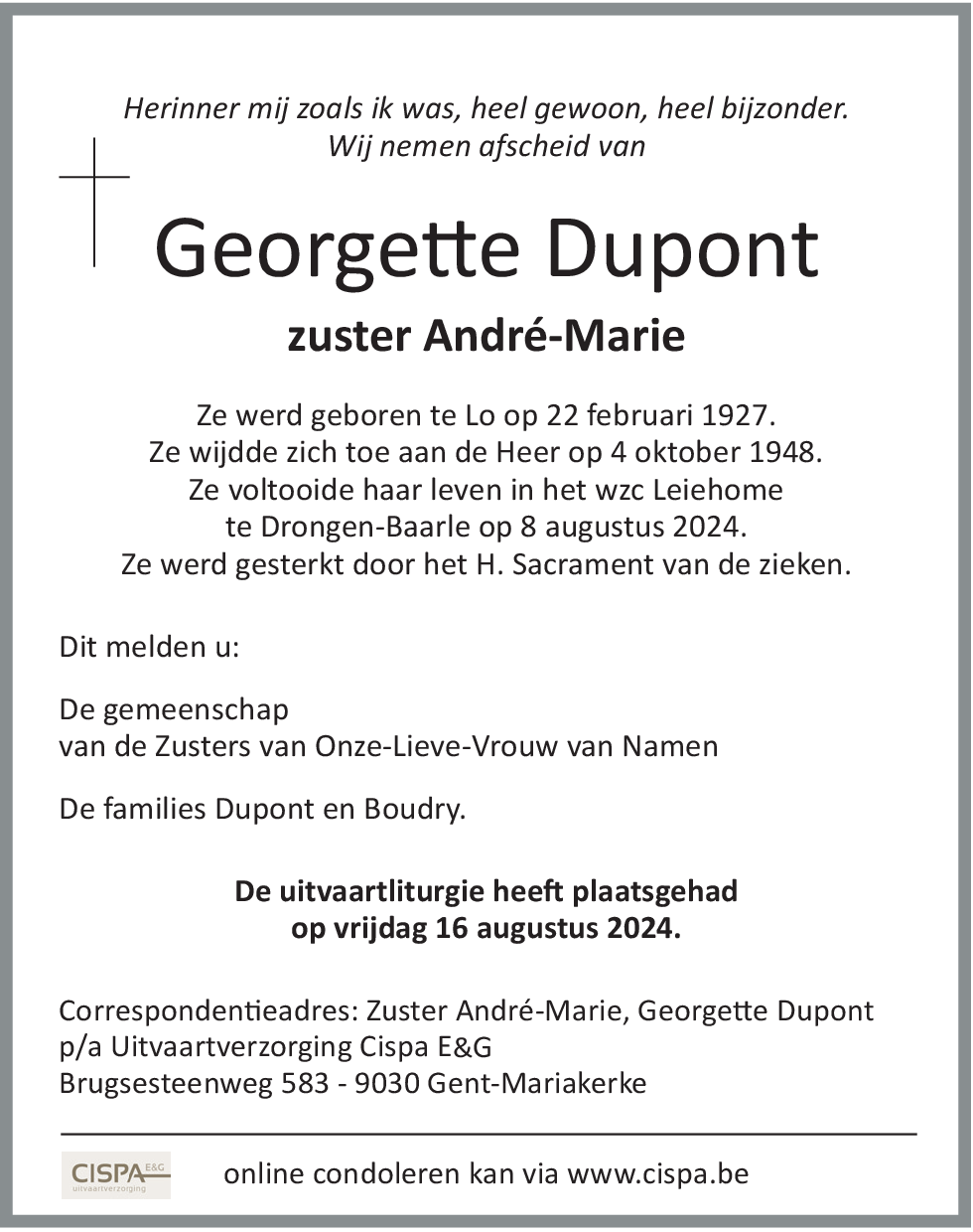 Georgette Dupont