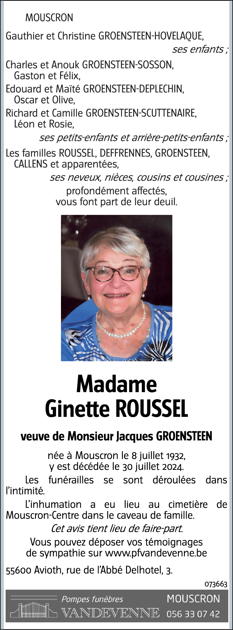 Ginette ROUSSEL