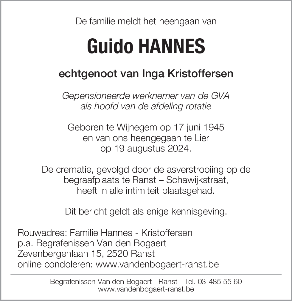 Guido Hannes