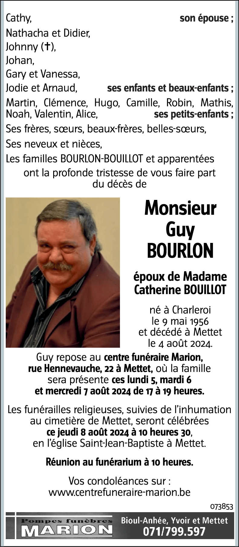 Guy BOURLON