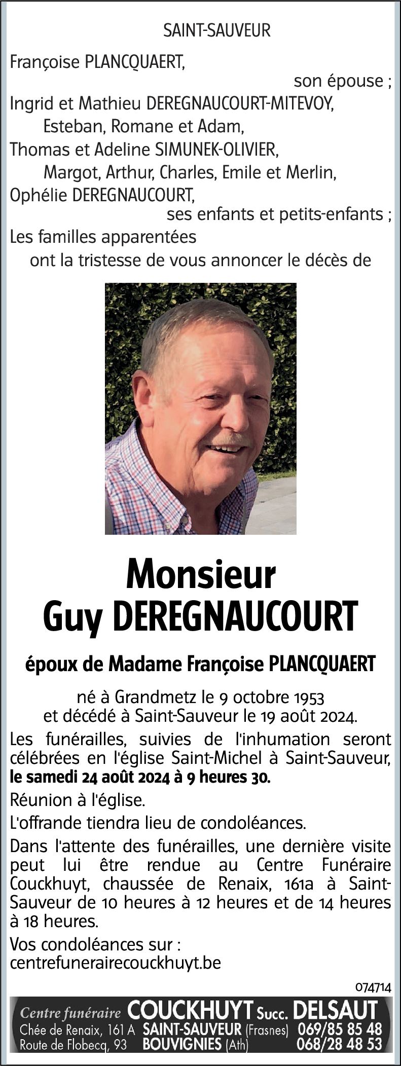 Guy DEREGNAUCOURT