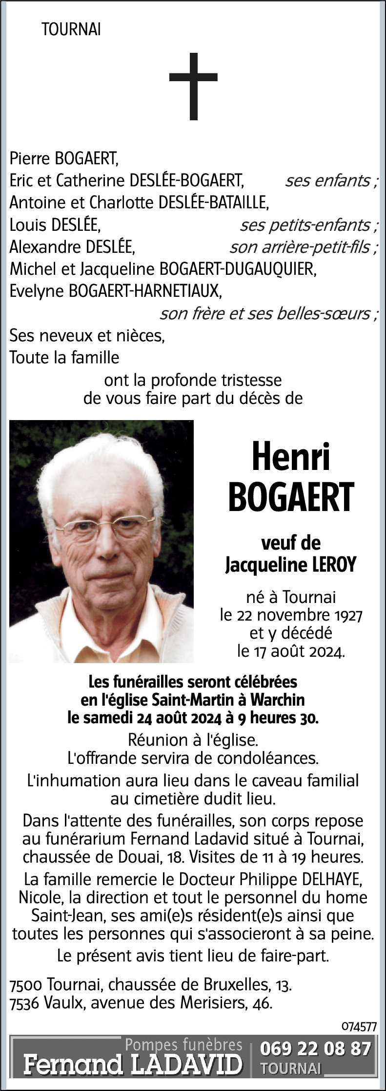 Henri BOGAERT