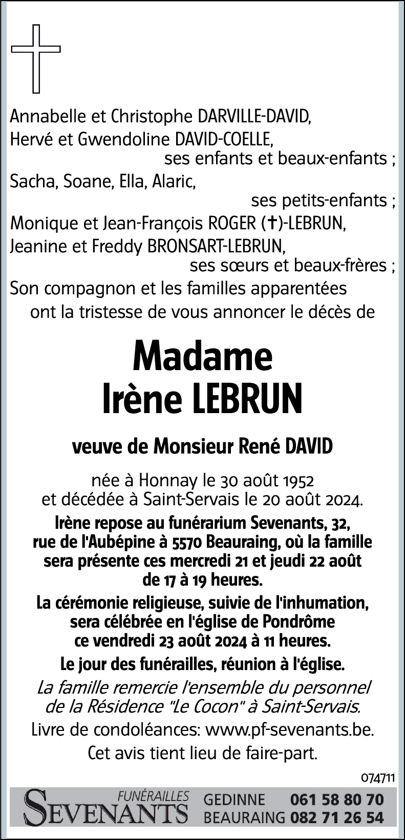 Irène LEBRUN