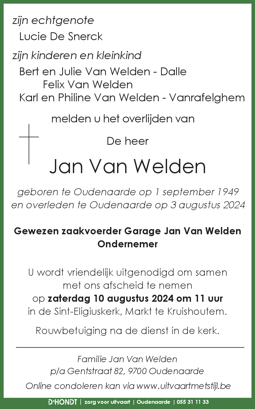 Jan Van Welden