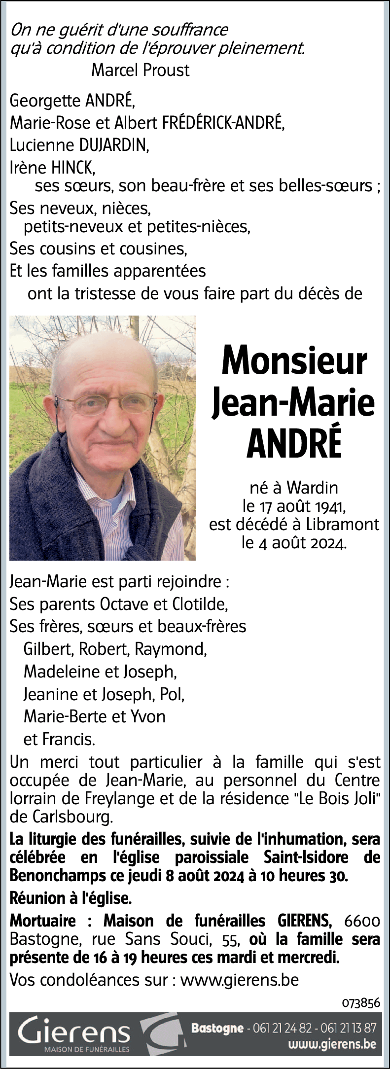 Jean-Marie ANDRÉ