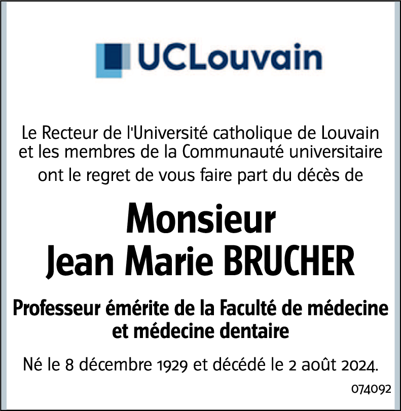 Jean Marie Brucher