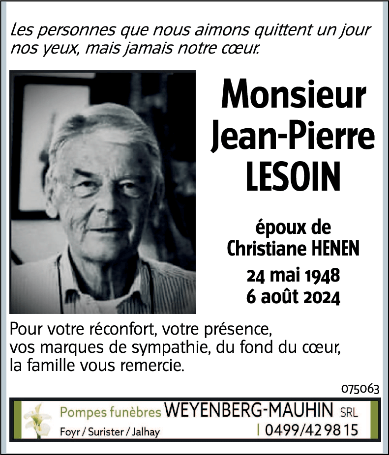 Jean-Pierre LESOIN