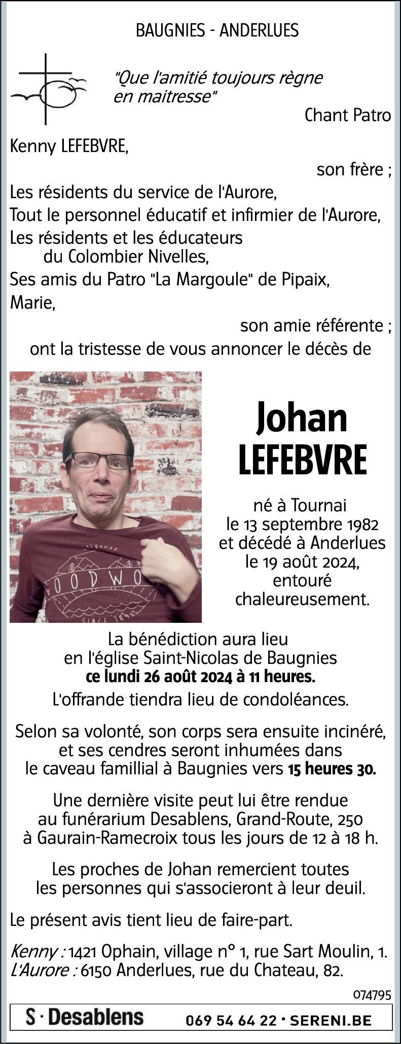 Johan Lefebvre