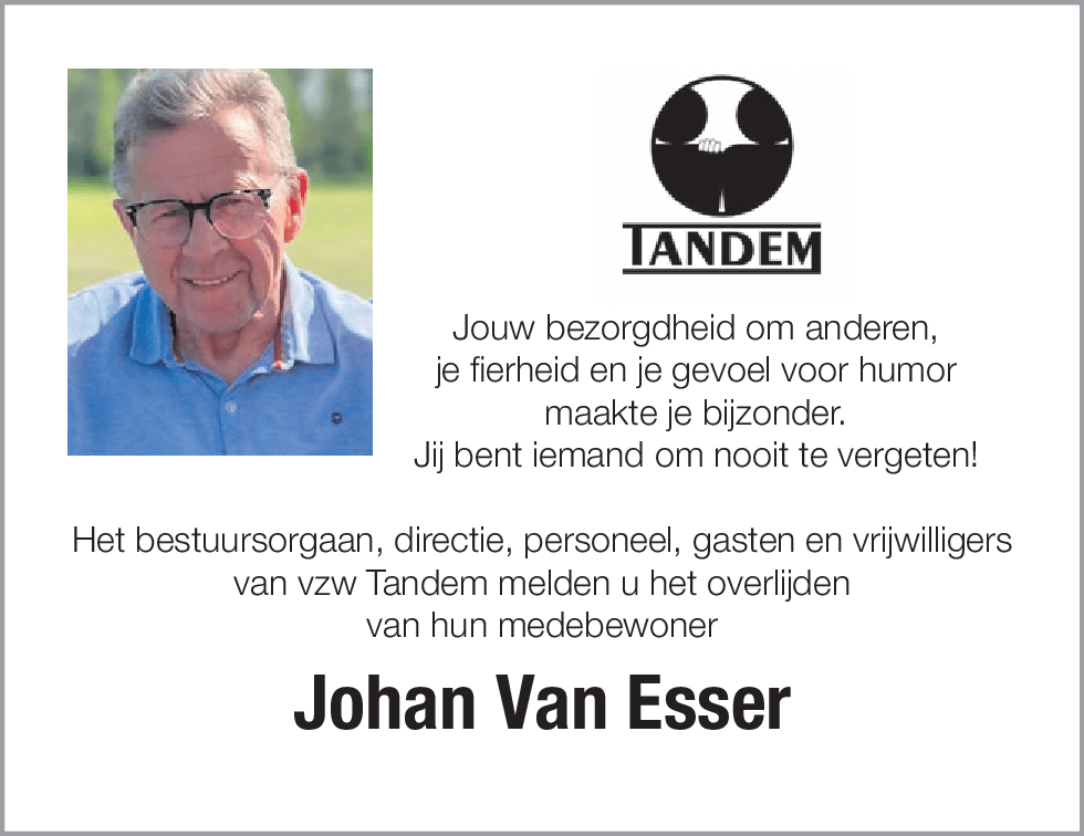 Johan Van Esser