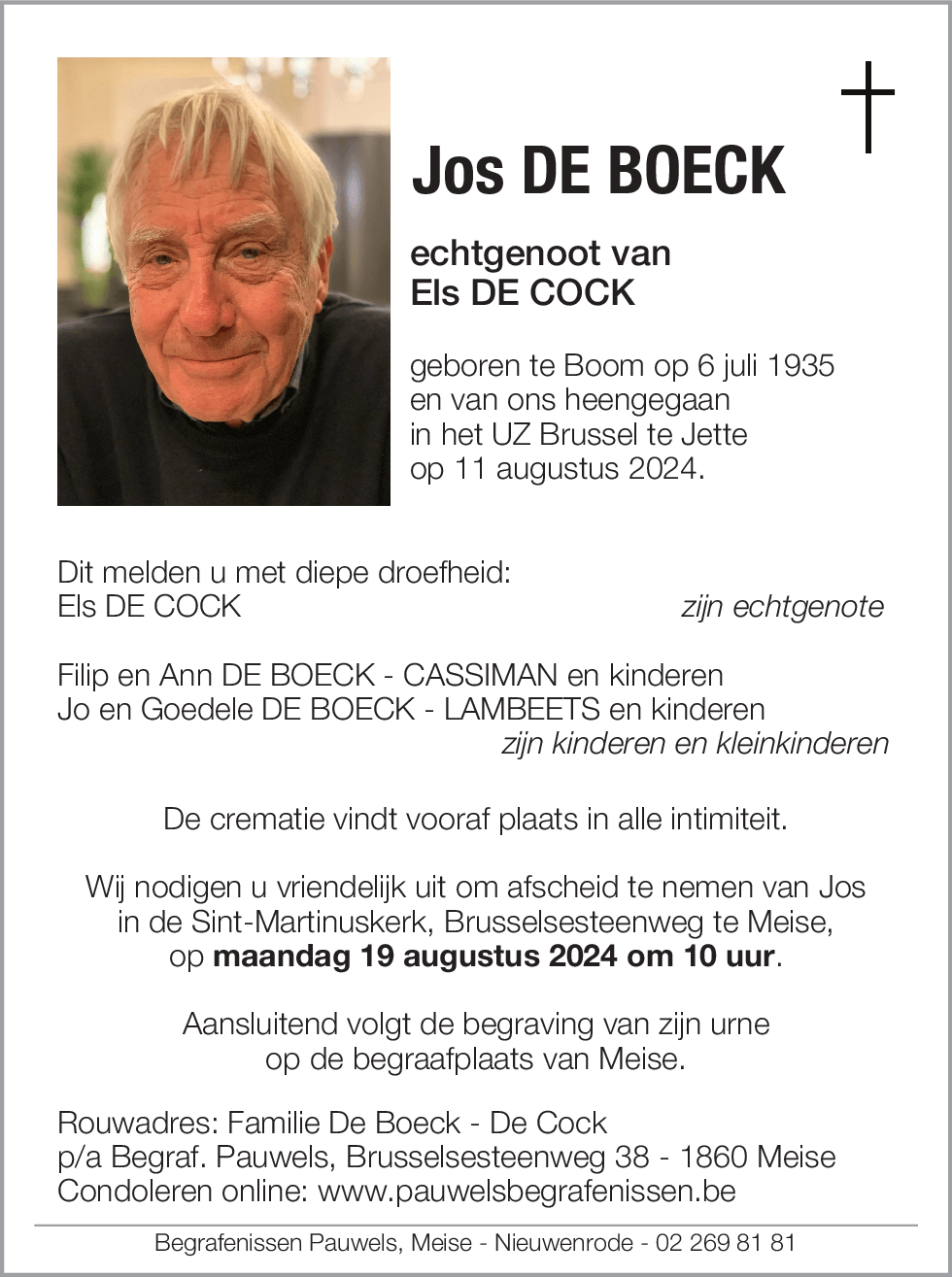 Jos De Boeck