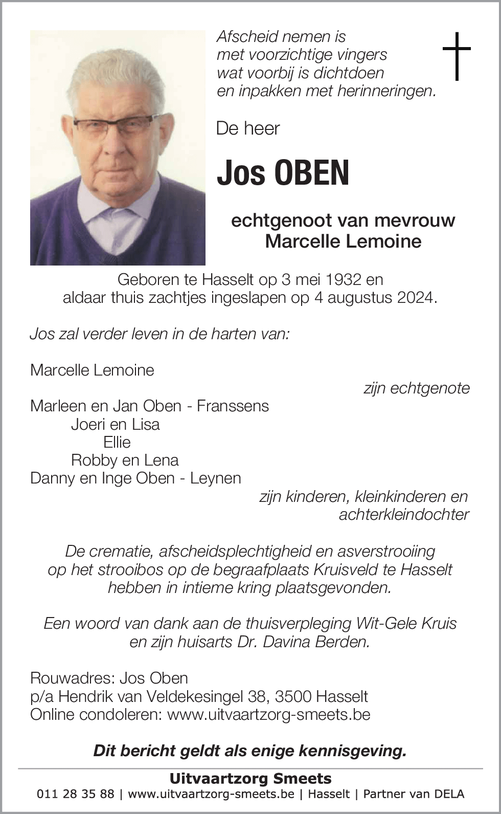 Jos Oben