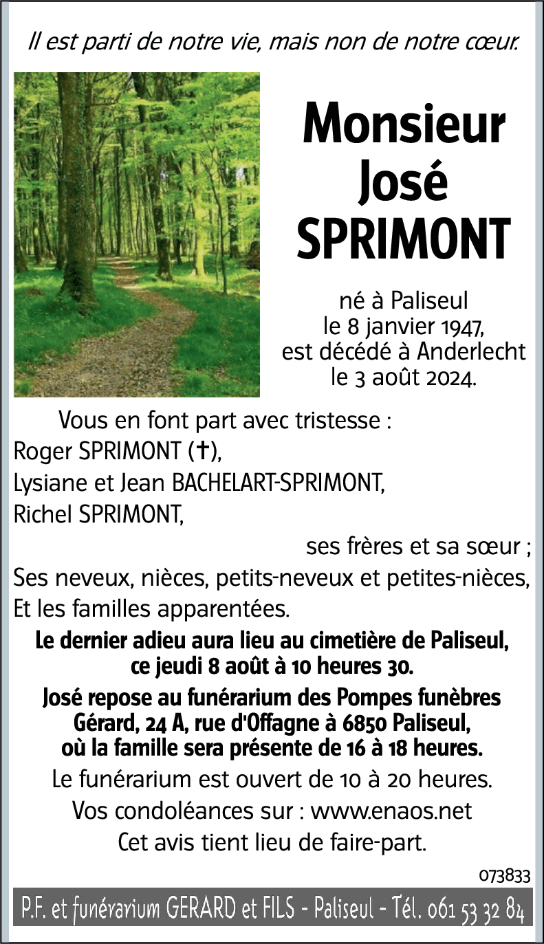 José SPRIMONT