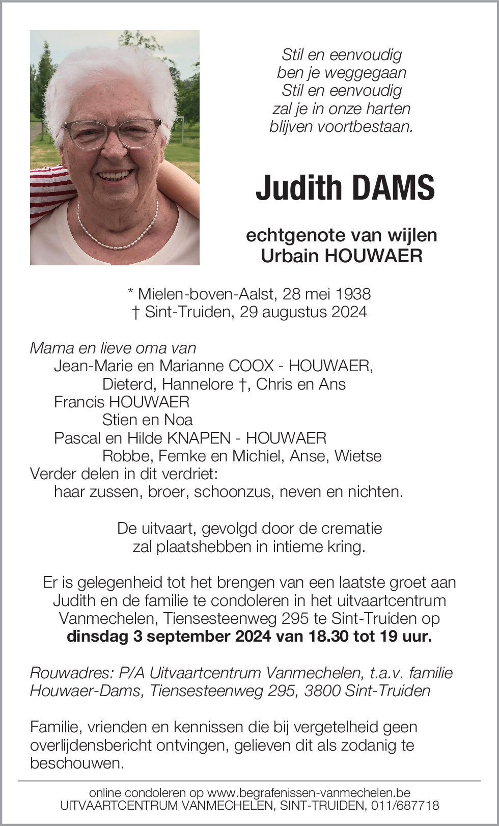 Judith Dams