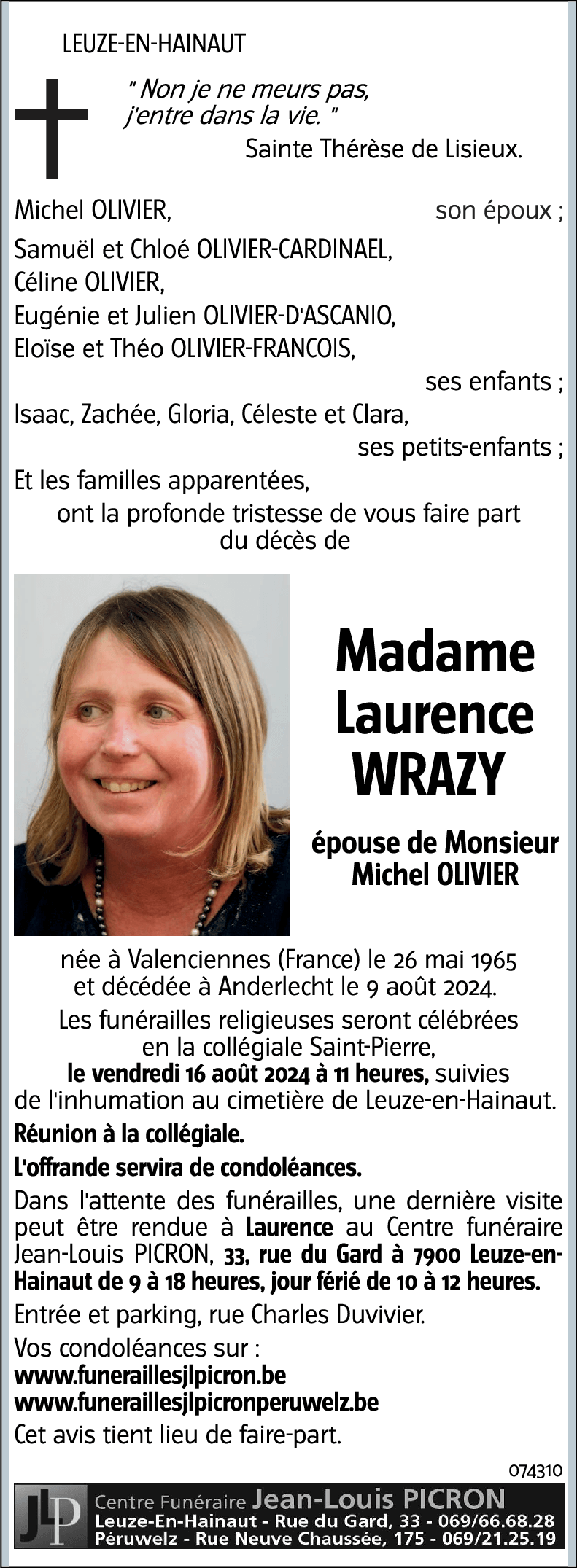 Laurence WRAZY