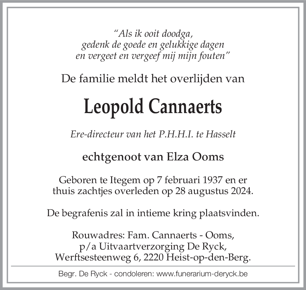 Leopold Cannaerts