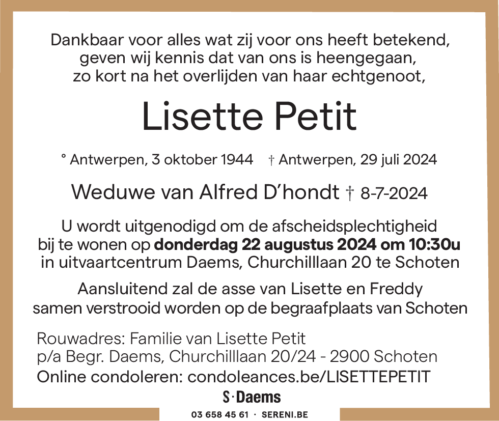 Lisette PETIT