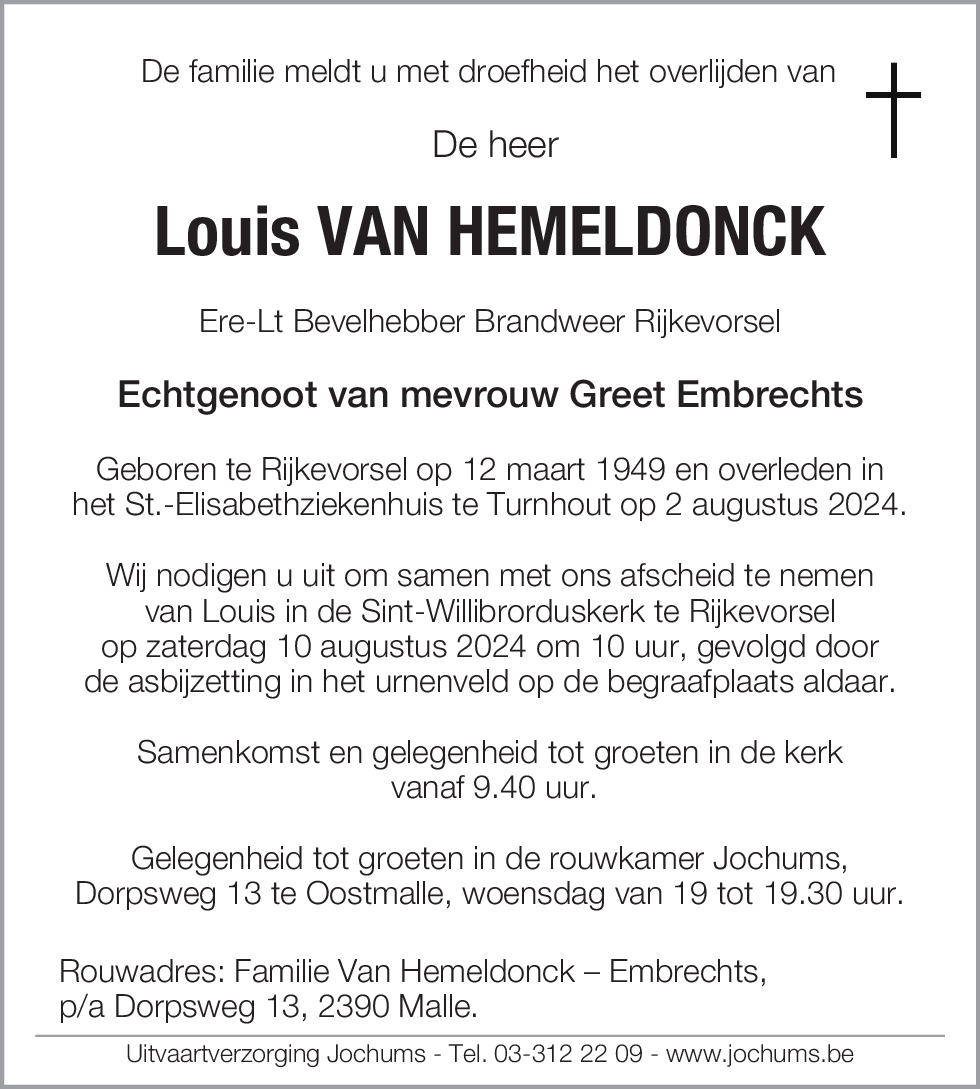 Louis Van Hemeldonck