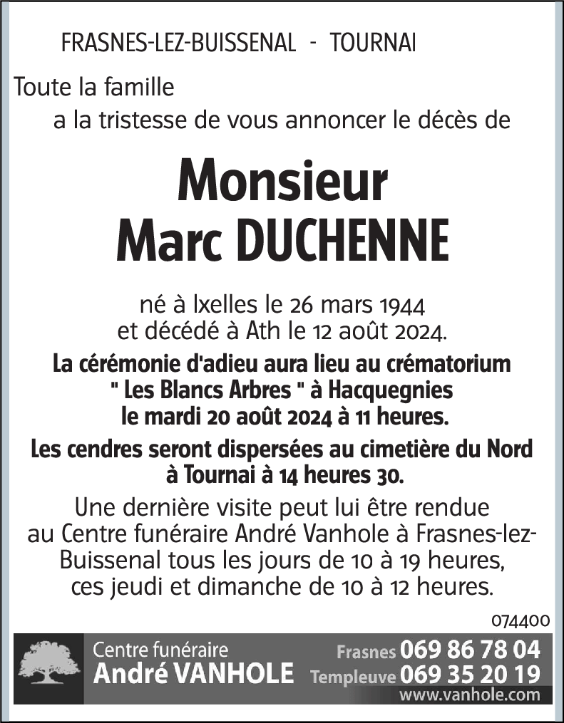 Marc DUCHENNE