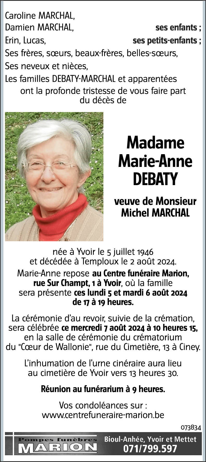 Marie-Anne DEBATY