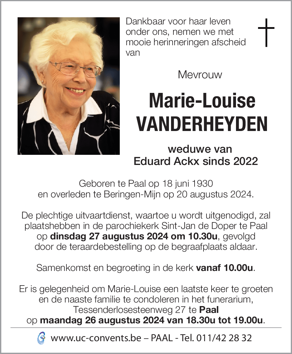 Marie-Louise Vanderheyden