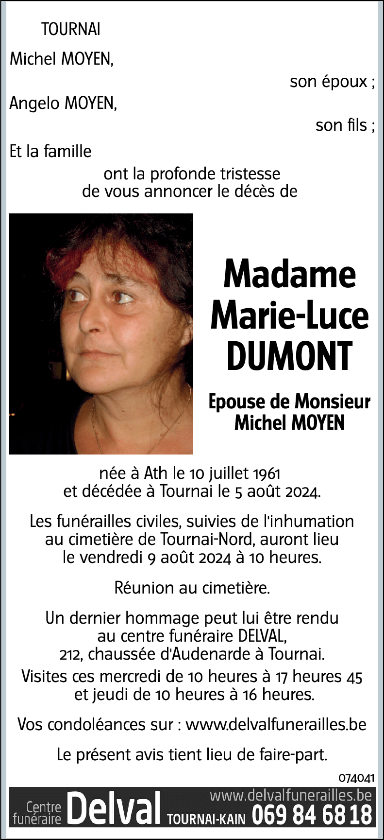 Marie-Luce DUMONT