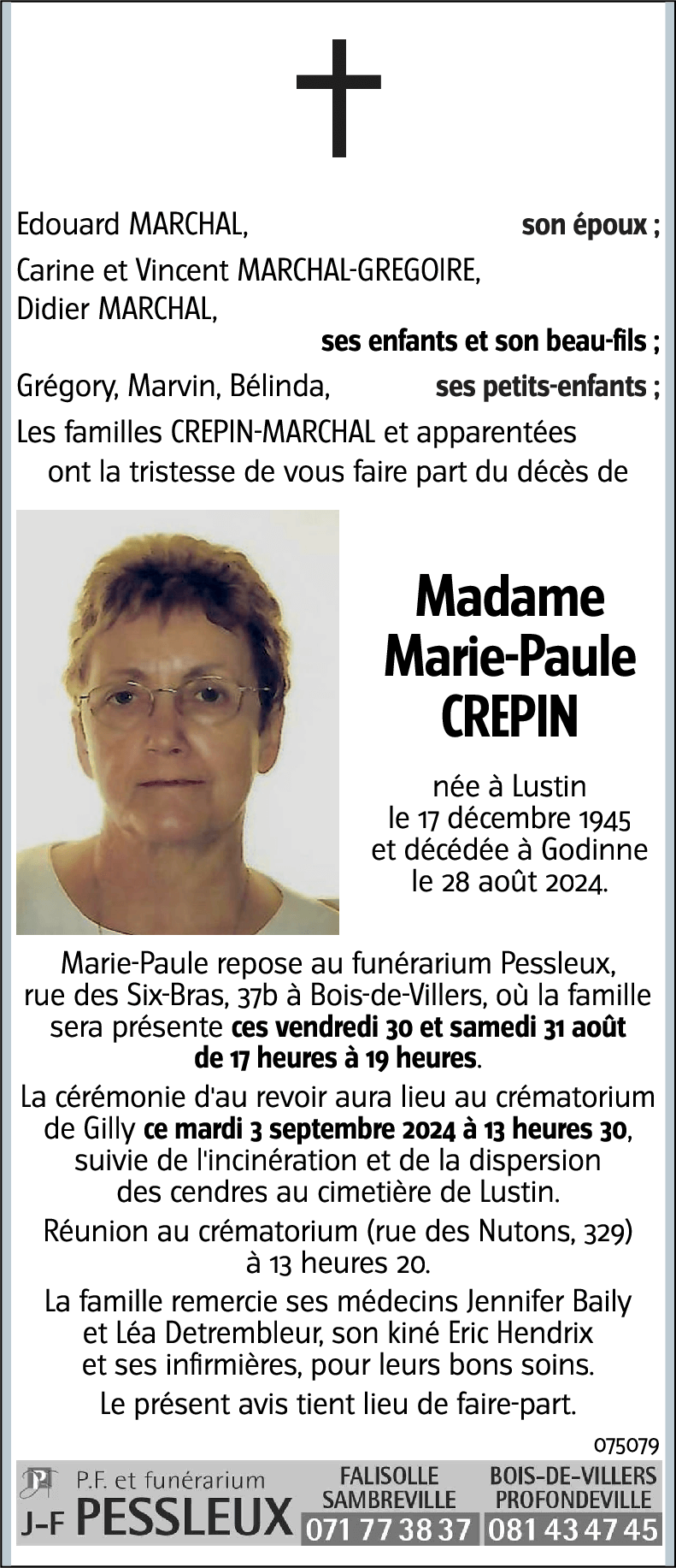 Marie-Paule CREPIN