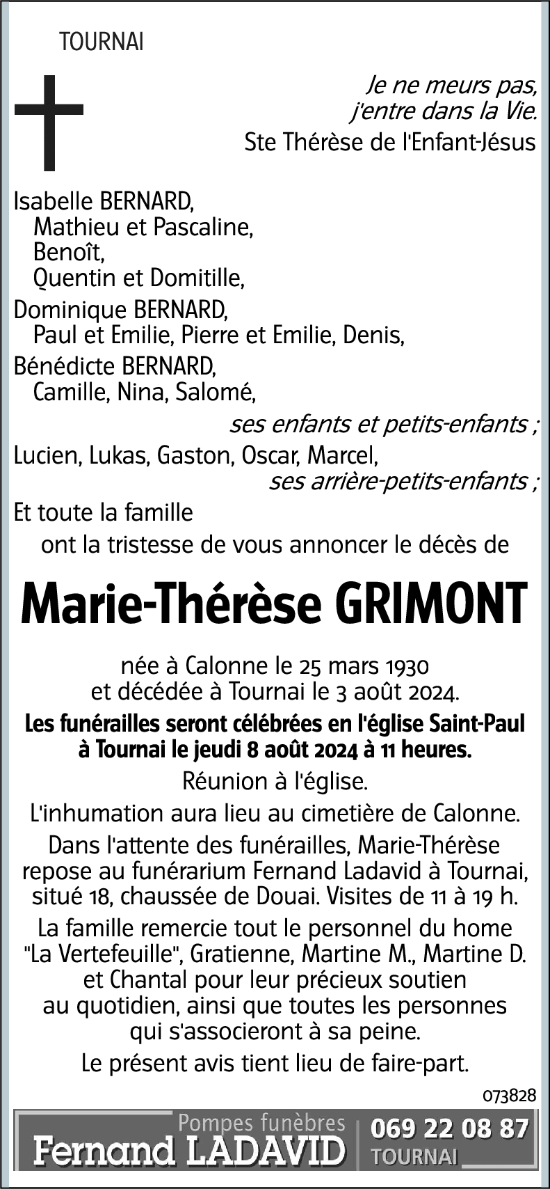 Marie-Thérèse GRIMONT