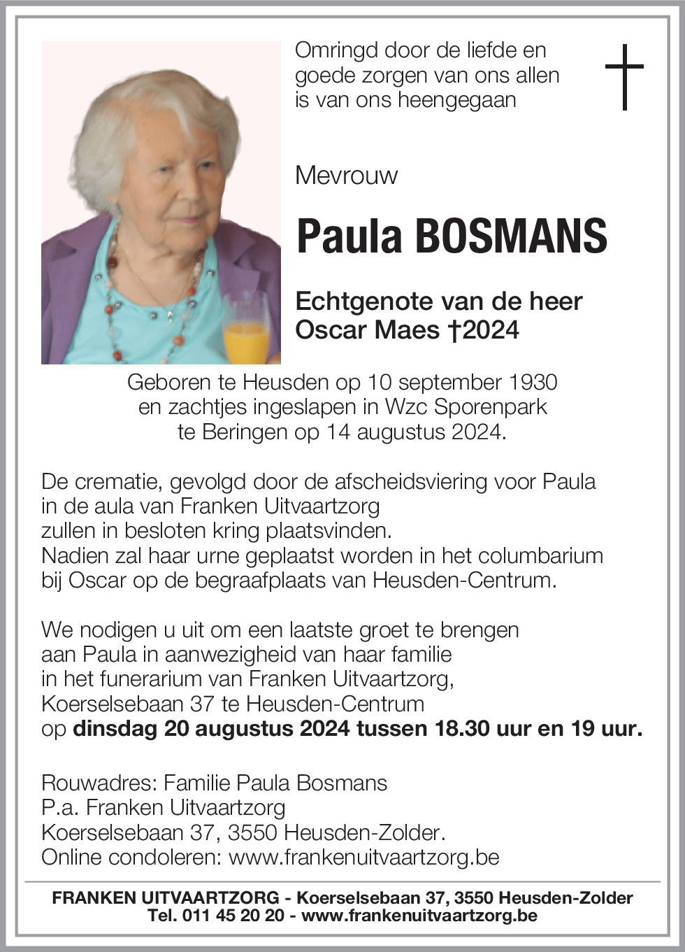 Paula BOSMANS