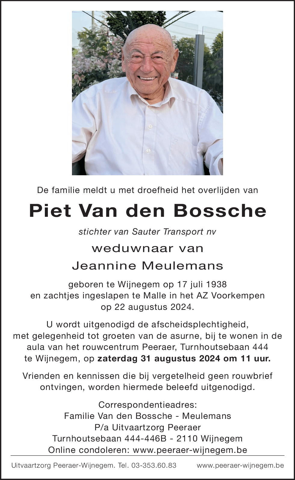 Pierre Van den Bossche