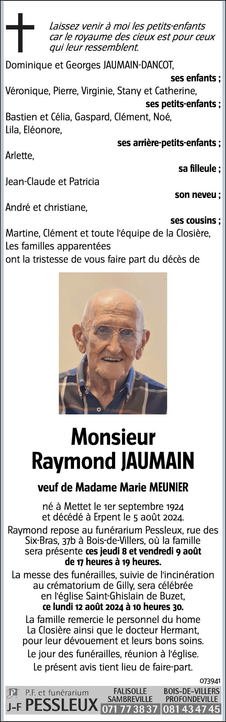 Raymond JAUMAIN