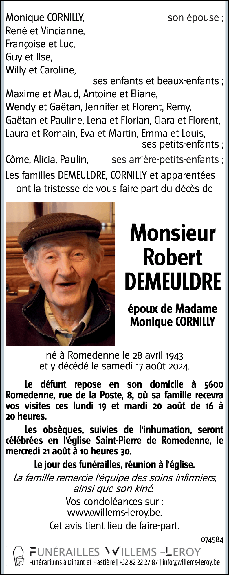 Robert DEMEULDRE