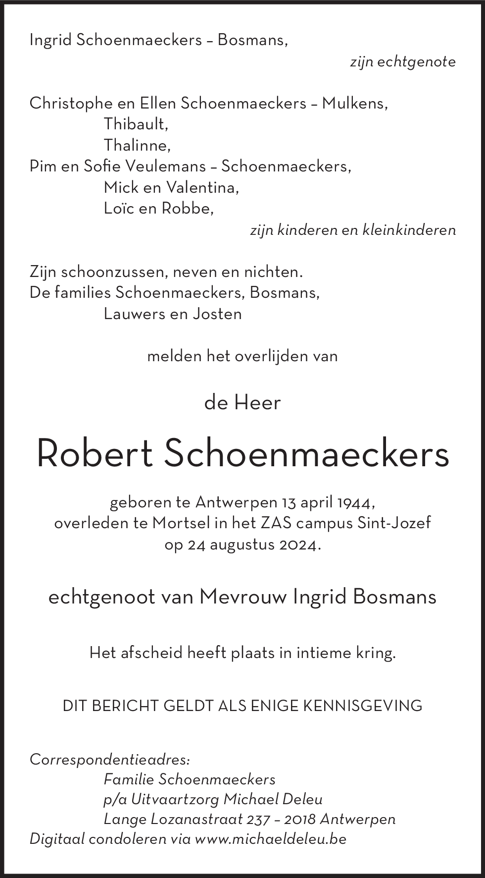 Robert Schoenmaeckers