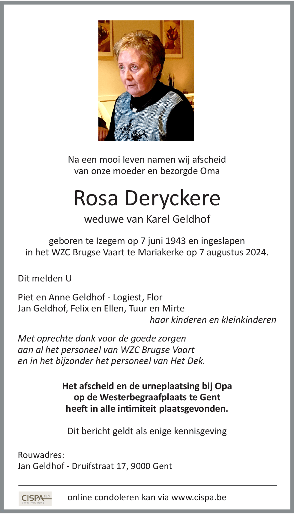 Rosa Deryckere