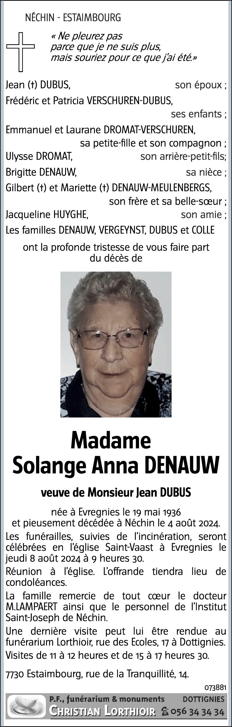 Solange Denauw