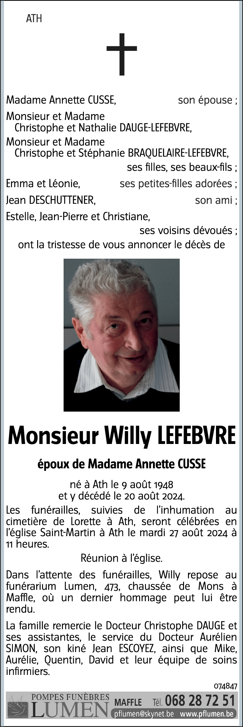 Willy LEFEBVRE