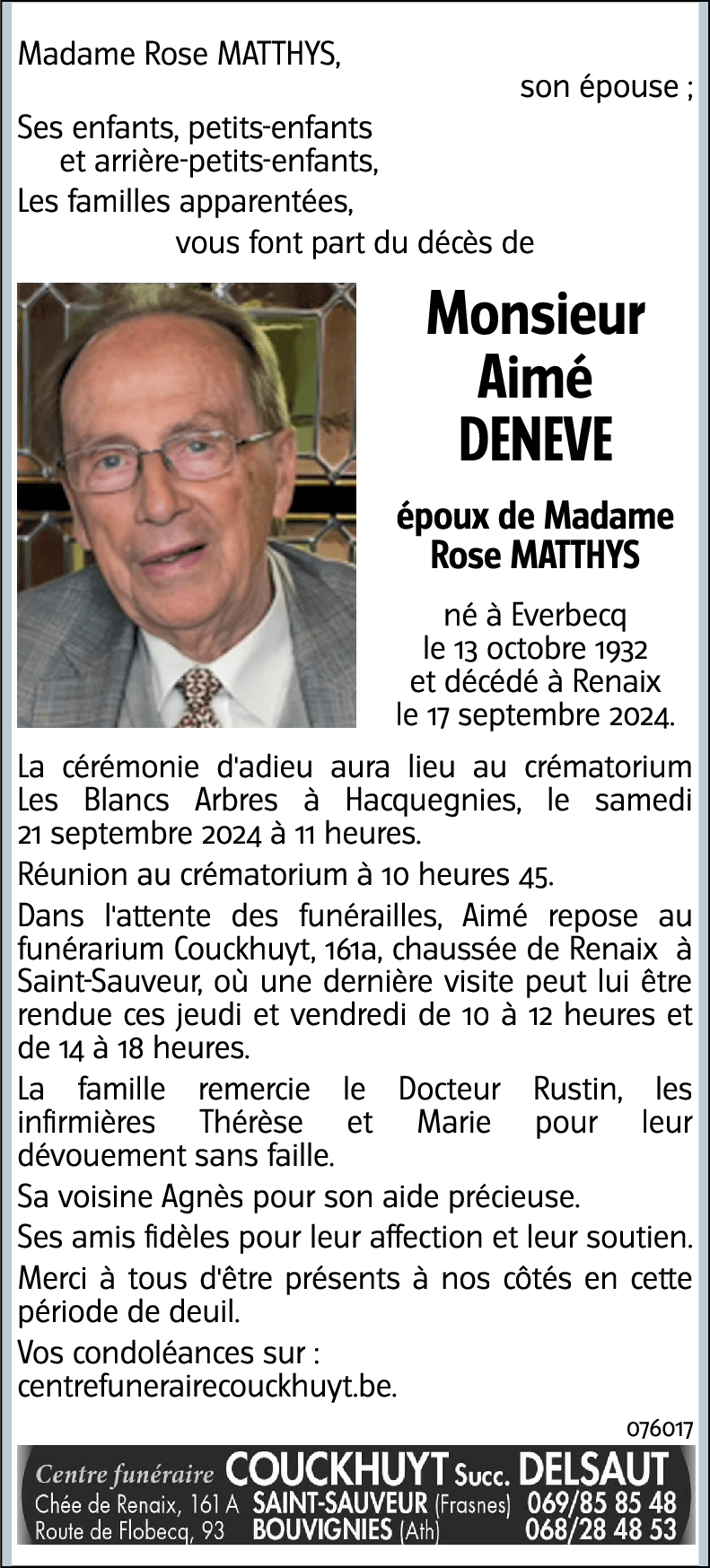 Aimé DENEVE