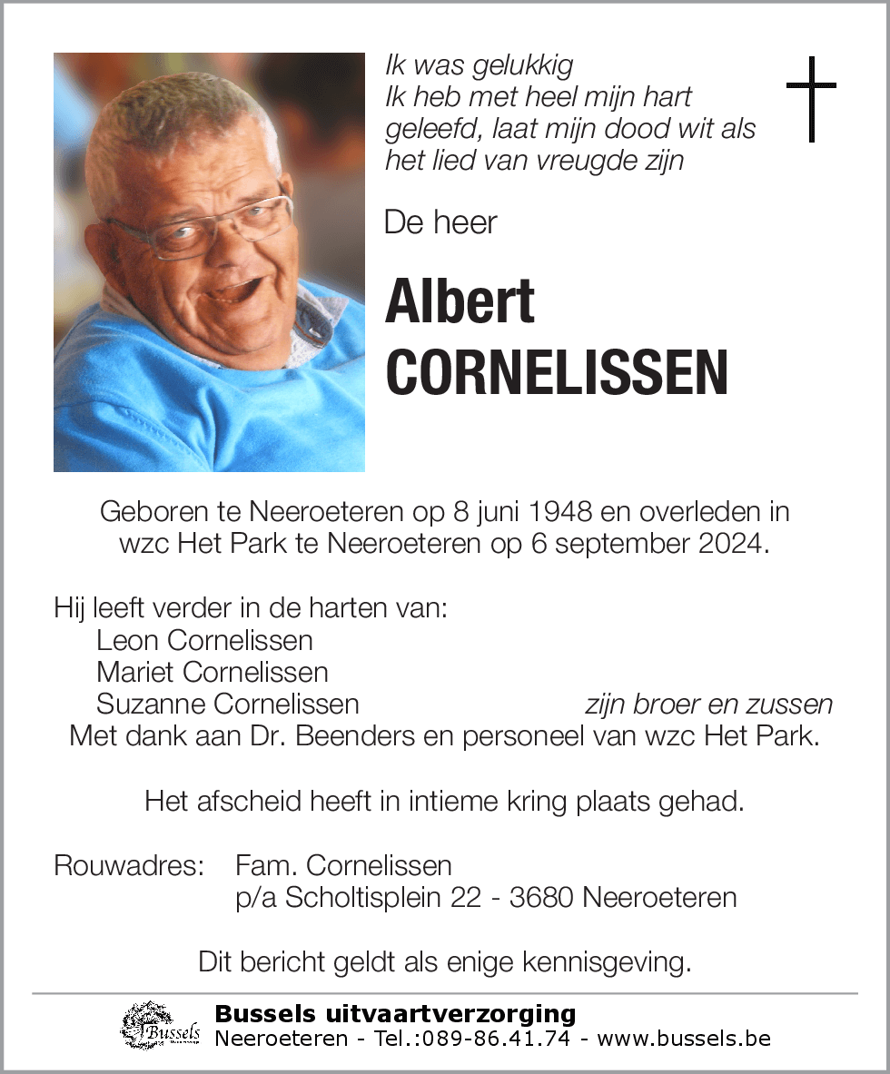 Albert CORNELISSEN