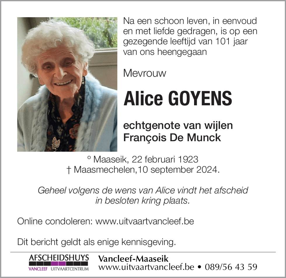 Alice Goyens