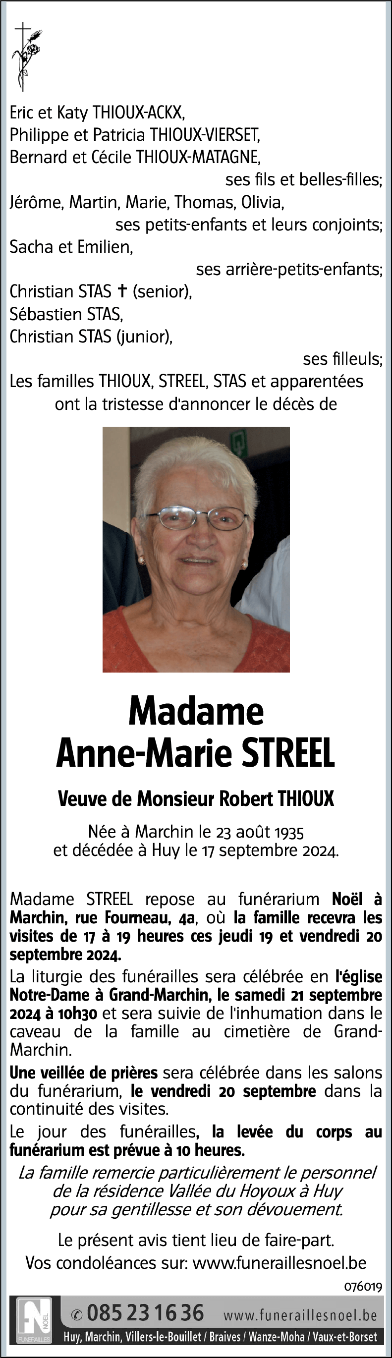 Anne-Marie STREEL