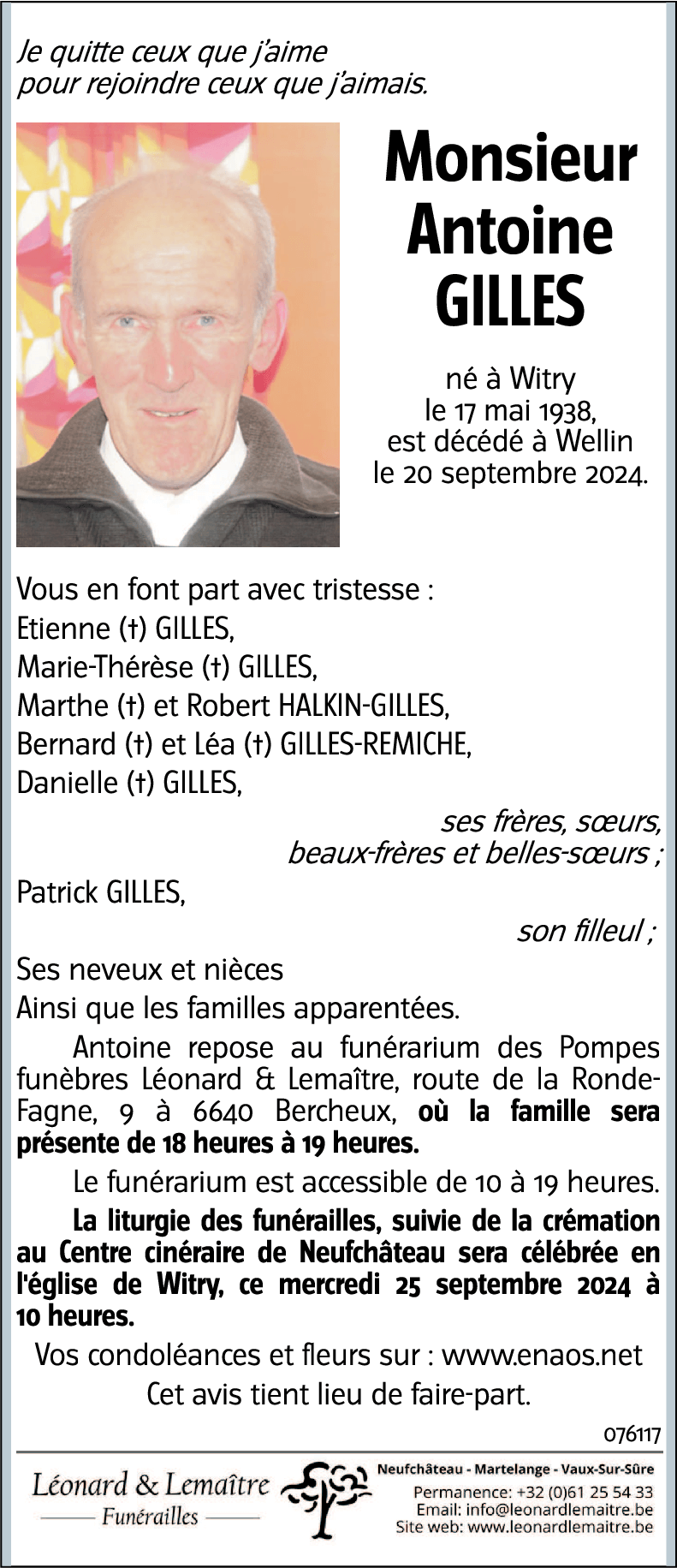 Antoine GILLES