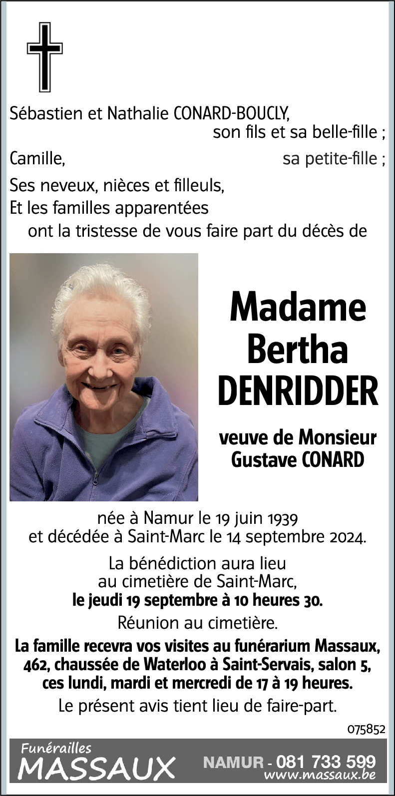 Bertha DENRIDDER