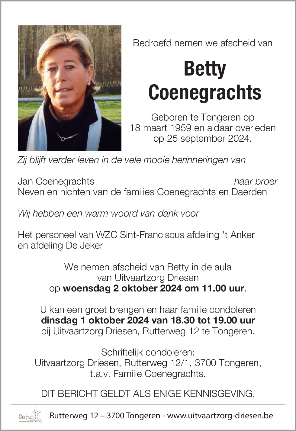 Betty Coenegrachts