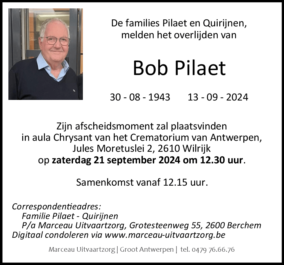 Bob Pilaet