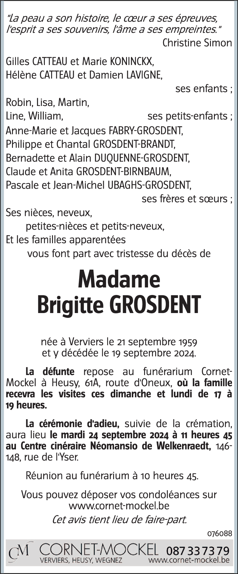 Brigitte GROSDENT