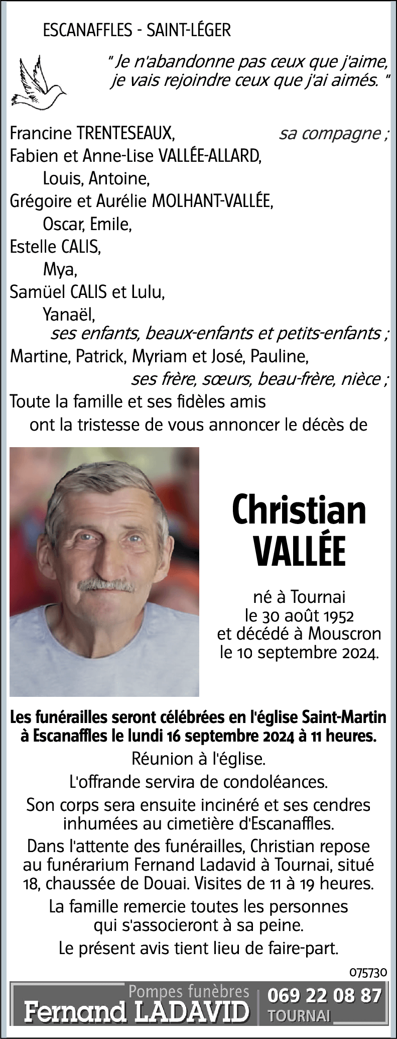 Christian VALLÉE