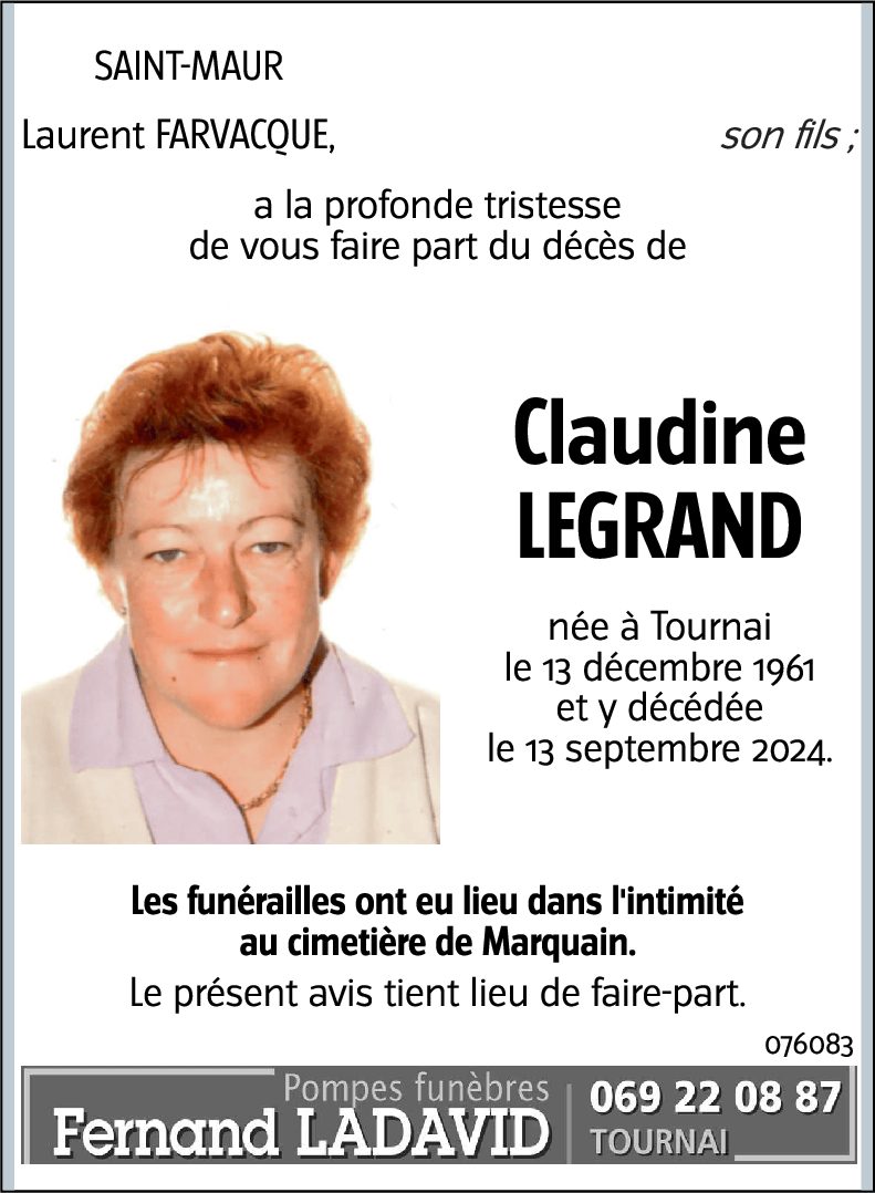 Claudine LEGRAND
